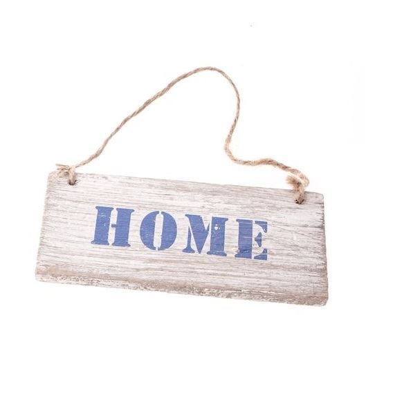 Nautical Wooden Hanging Plaque Sign Home Gift - Rectangle Design - Gisela Graham - Home