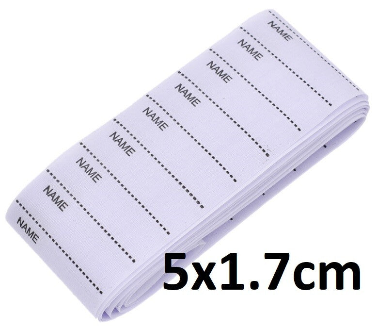 Blank Fabric Labels Iron On Write On Garment Clothing Tags ID Name Label Tag - Name