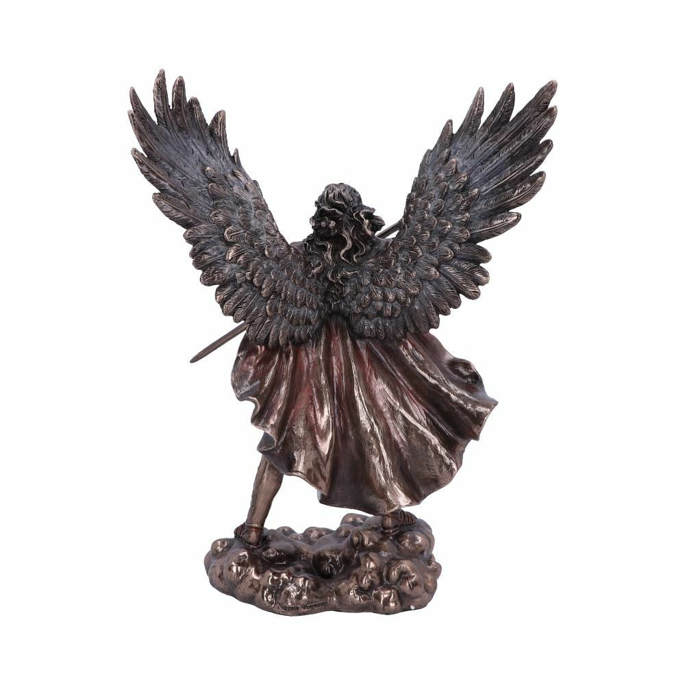 Bronzed Archangel Ornament Metatron Saint Michael Figurines Boxed Gift