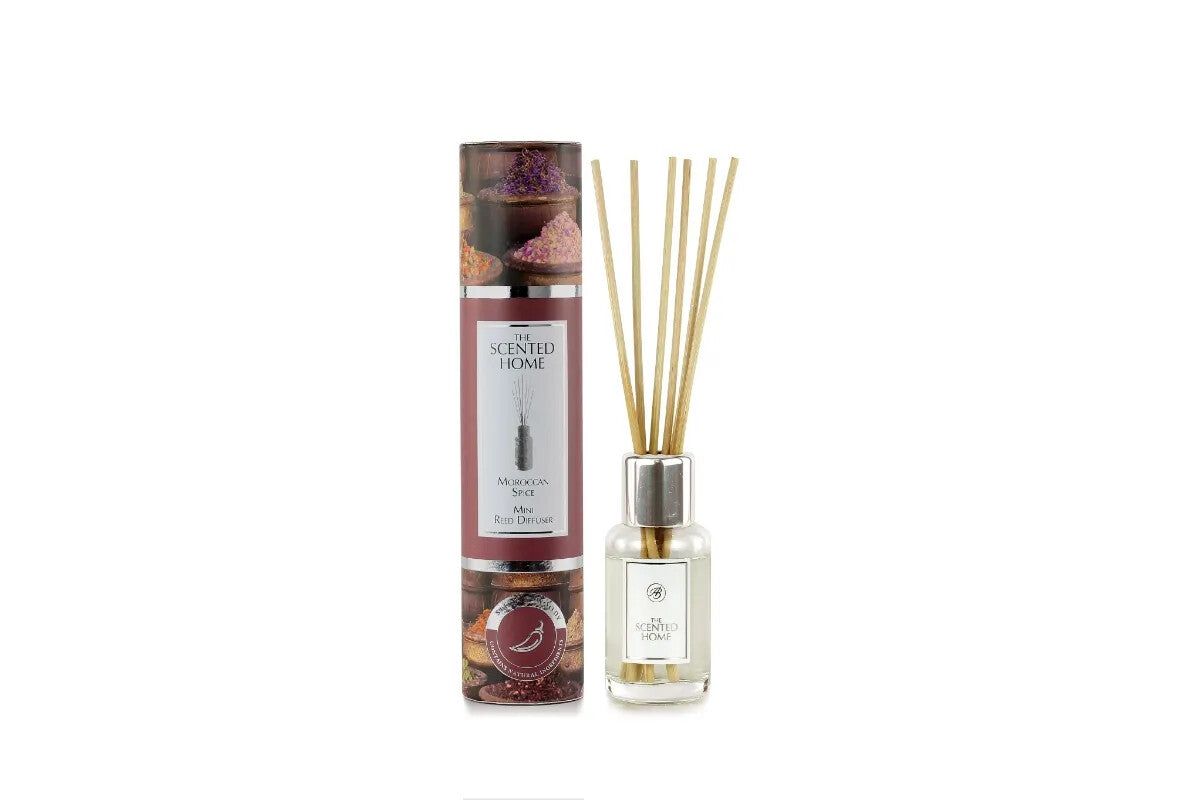 Ashleigh Burwood Scented Home Reed Diffuser 50ml Fragrance Home Gift 50ml - Moroccan Spice Mini Diffuser 50ml