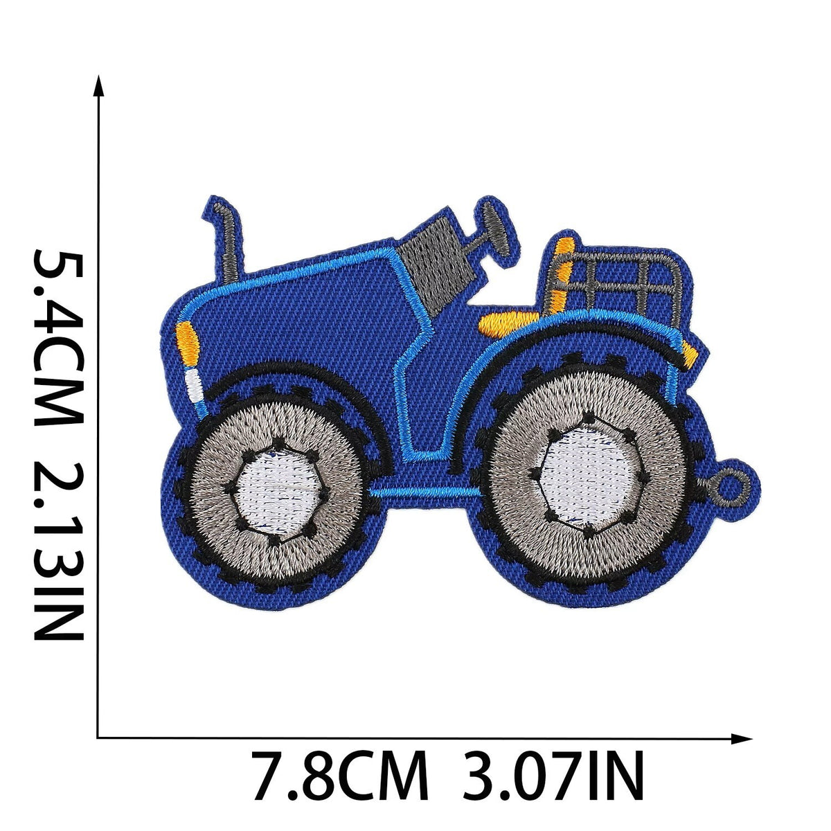 Vehicle Digger Crane Tractor Lorry Patches Iron on / Sew / Glue on Patch - 5