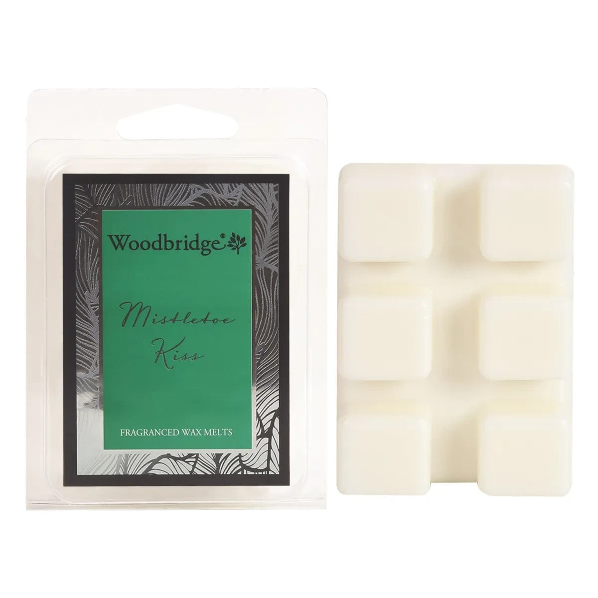 Woodbridge Scented Wax Melts - Melt Burn Time: Up to 16 Hours Per Segment - Mistletoe Kiss (6 Segments)