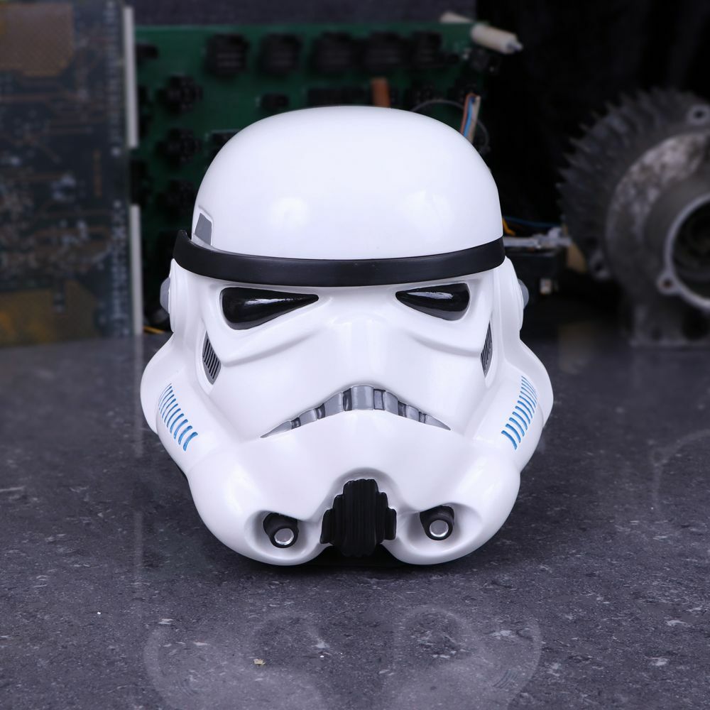 Star Wars Stormtrooper Licensed Helmet Box Pen Pot Bookends Poker Ornament