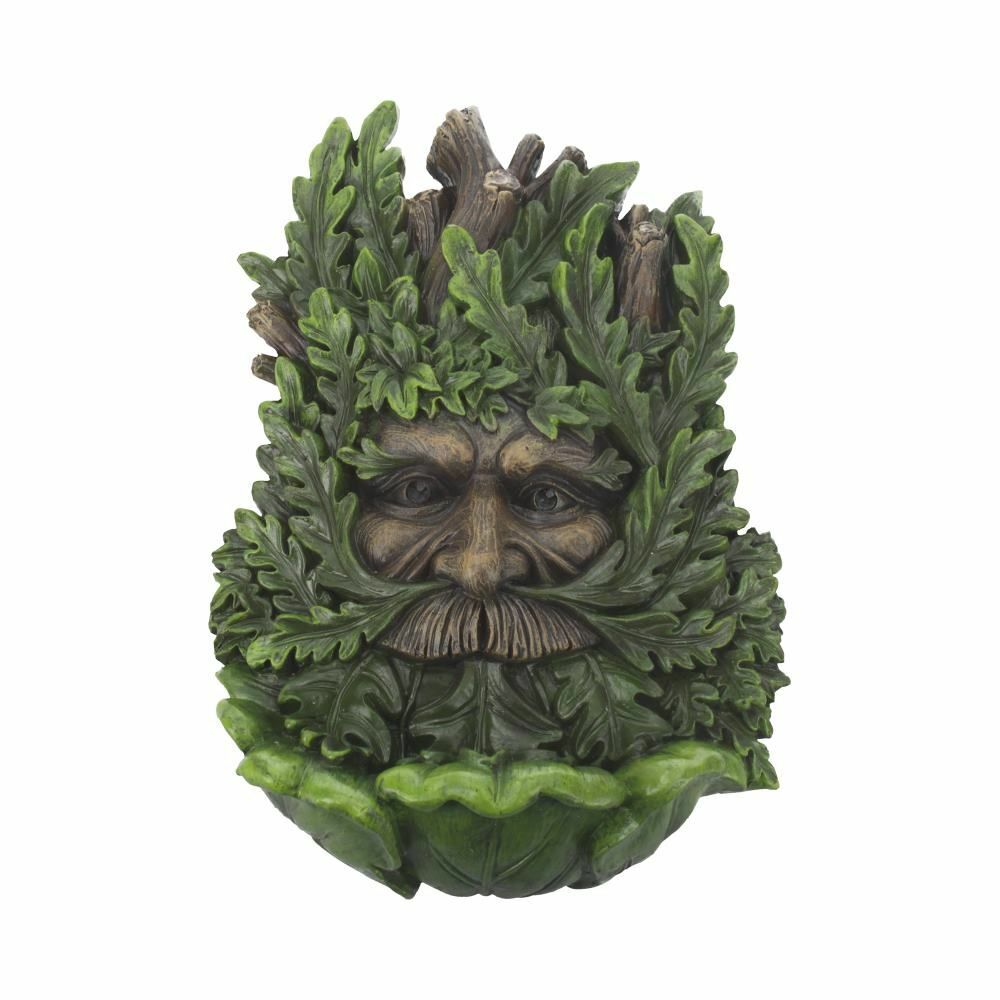 Green Man Wall Plaques Wall Art Garden Decor Tree Spirit Man Of The Forest Pagan - Wise Oak 23.7cm