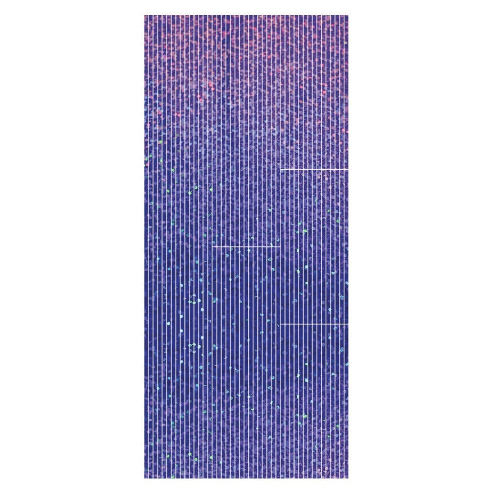 Lines Border Line Diamond Sparkle Peel Off Sticker Edge Craft Stickers - Purple
