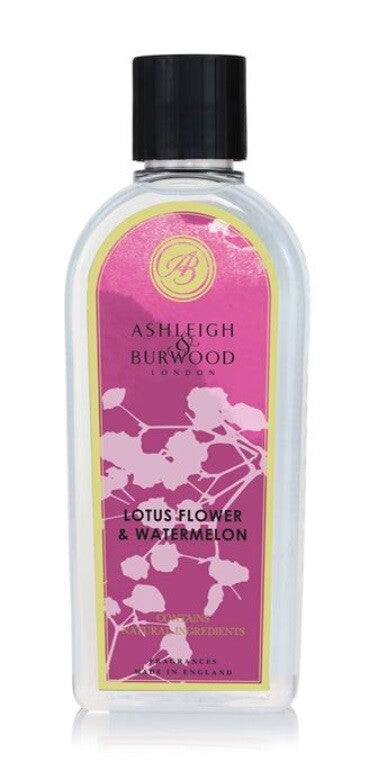 Ashleigh Burwood Catalytic Lamp Oil Fragrance Burner Refill Bottle Free Delivery - Lotus Flower & Watermelon