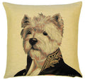 Poncelet Westy West Highland Terrier Dog Tapestry Cushion Cover 18" x 18"