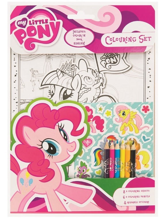 Animation Colouring Set Play Pack Frozen Princess Dory Pets Thomas Pony - My Little Pony