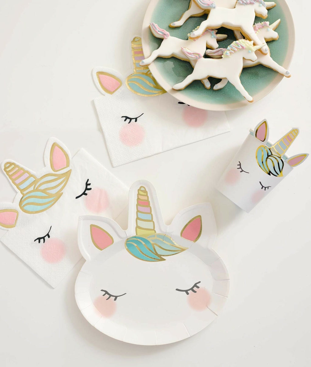 Unicorn Animals Alice Wonderland Party Plates Children's Party Table Decorations