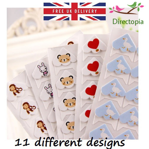 24 Cute Self Adhesive Photo Album Frame Corner Protector Stickers Scrap booking