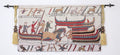 Bayeux Medieval Normandy Invasion England Loom Woven Tapestry 80x140cm #3