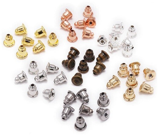 Earring Backs Stopper Craft Replacement Jewellery Spares - Various Quantities