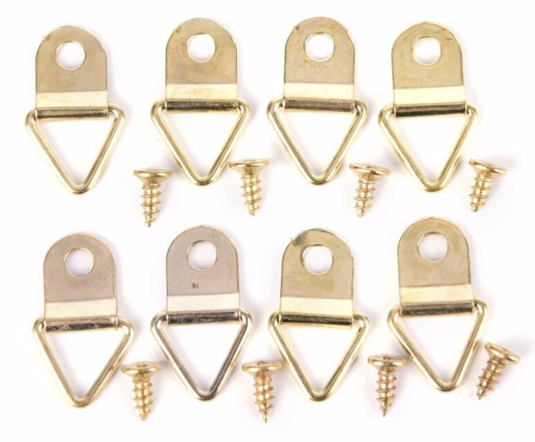 Picture Frame Hooks D Ring Hangers Frame Hanging Mirror Frame Rings With Screws