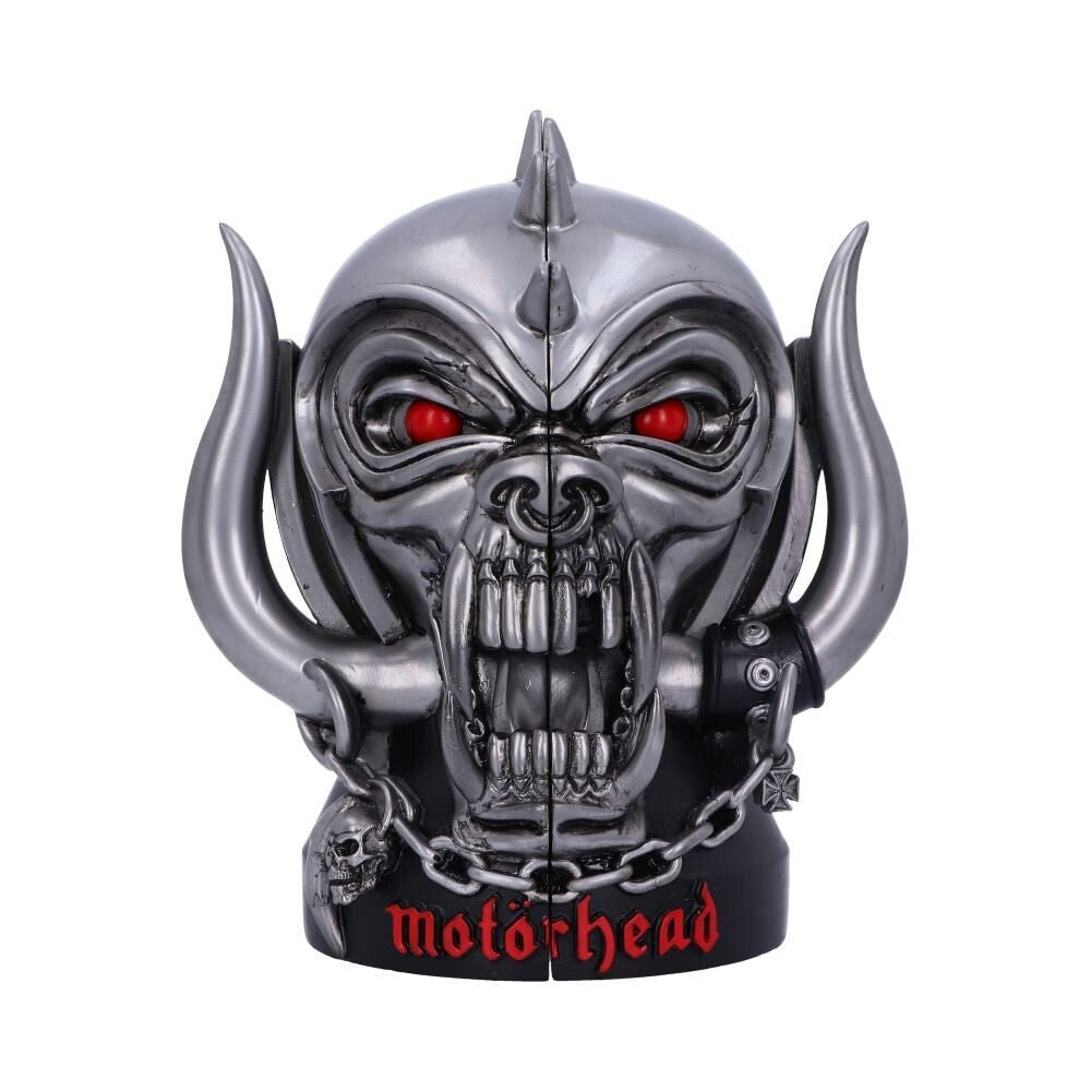 Motorhead Warpig Snaggletooth Bookends 18cm - Officially Licensed