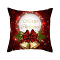 Christmas Festive Cotton Cushion Covers Red - Many Designs - 45x45cm - Bells