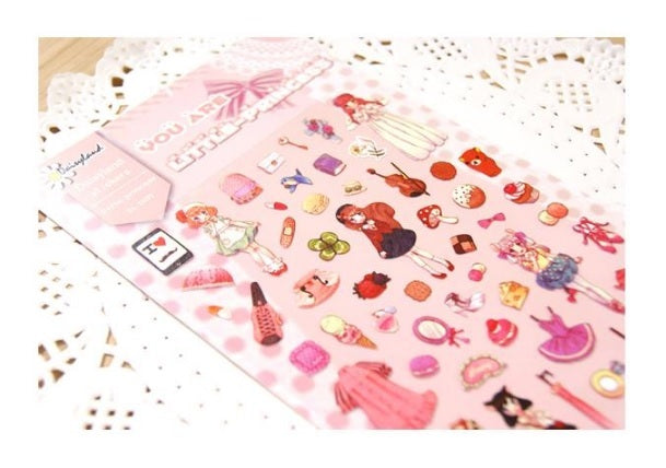 Little Princess Fairytale Design Kawaii Diary Album Decor Stickers Scrapbook DIY