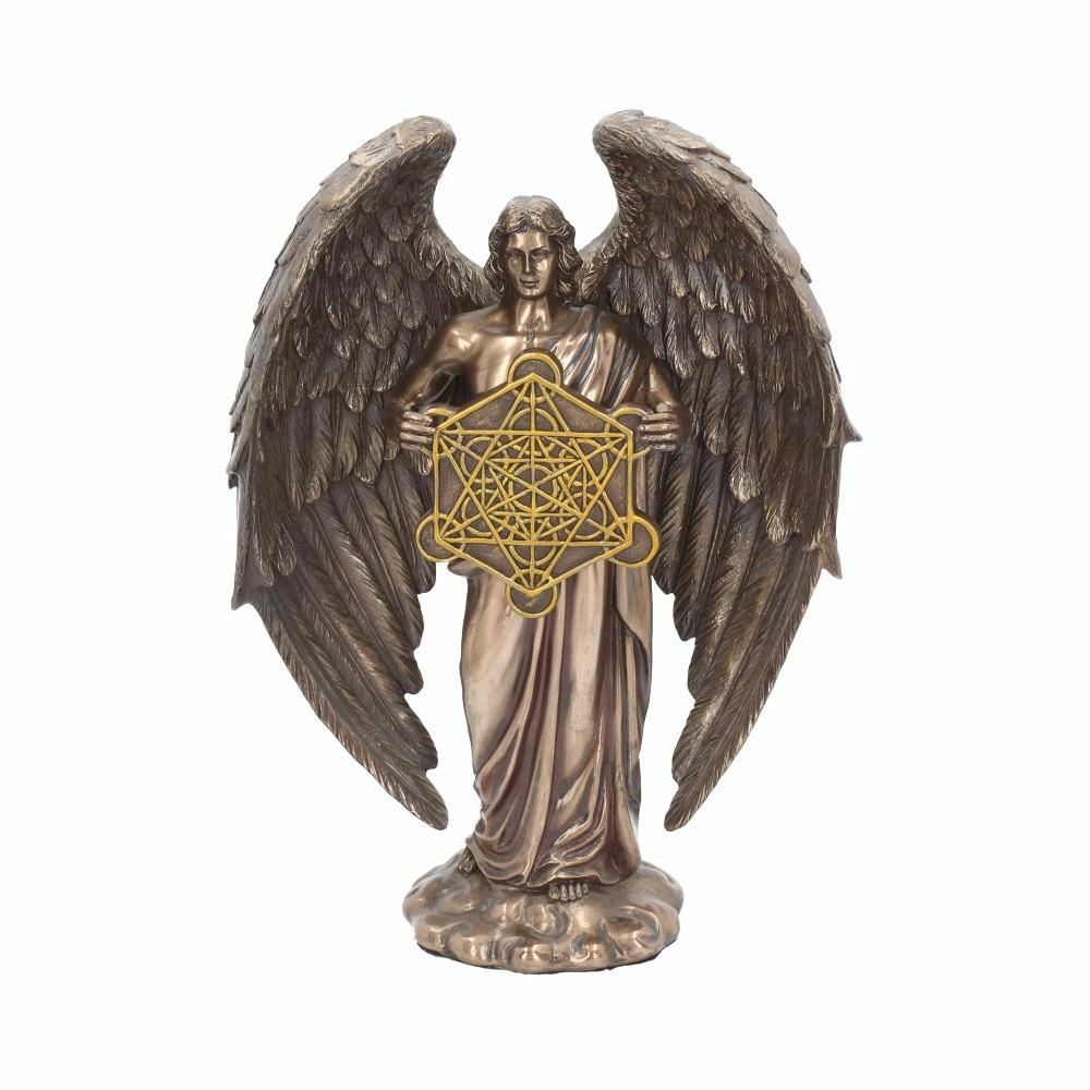 Bronzed Archangel Ornament Metatron Saint Michael Figurines Boxed Gift - Metatron Archangel 26cm