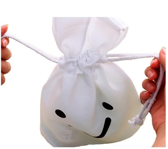 Bunny Rabbit Ninja Kawaii Small Storage Lunch Laundry Make Up Accessory Bag