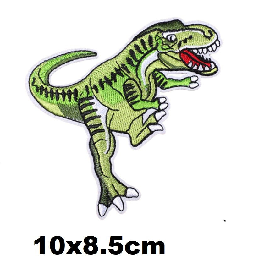 Dinosaur Animal Kids Embroidered Patch Applique Sew or Iron on Patches Customise - 4