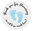 Baby Shower Sticker Boy Girl Gift Present Seal Stickers Labels 2.5cm - Blue