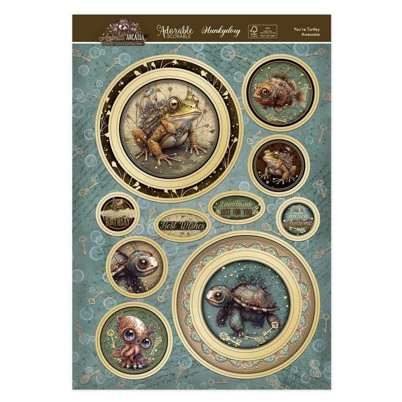 Hunkydory Greeting & Birthday Card Making Kits Luxury Topper Set Pack Toppers