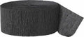 Buy 3 Rolls Crepe Streamer Crepe Paper Party Decoration Streamers 81 ft - Black x 3 rolls