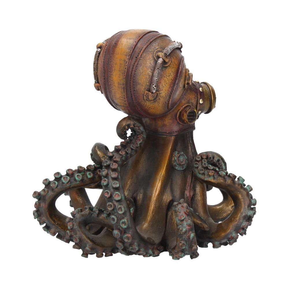 Steampunk Octopus Figurine - Octo Steam Kraken Octopus - Nemesis Now - 15cm