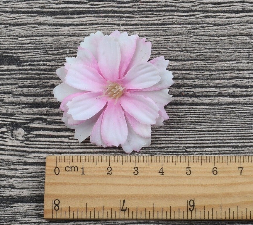 Daisy Blossom Flower Heads Synthetic Flowers Faux Silk Home Wedding Craft 4cm