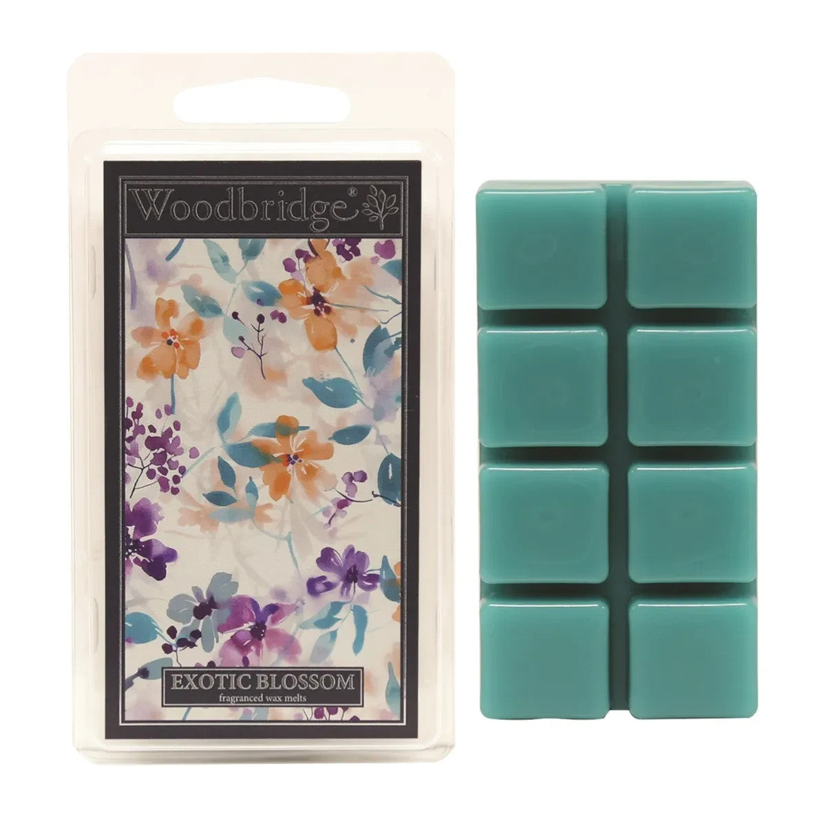 Woodbridge Scented Wax Melts - Melt Burn Time: Up to 16 Hours Per Segment - Exotic Blossom