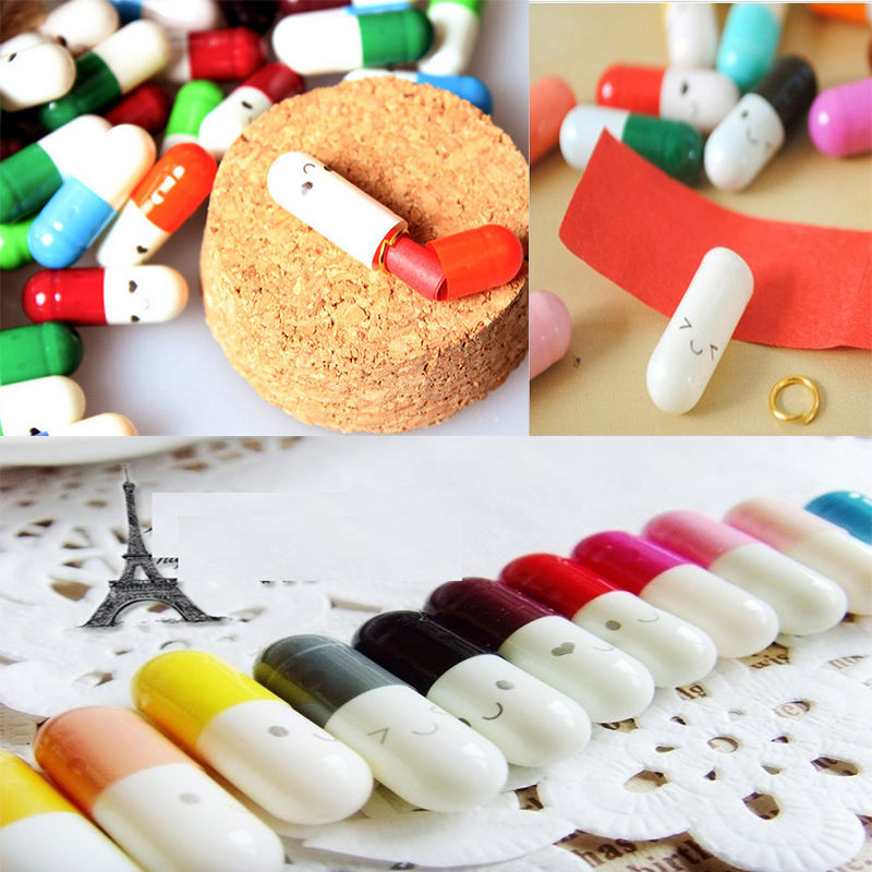 Adorable Secret Message Pill Capsule Kawaii Cute Love Message Notes Valentine