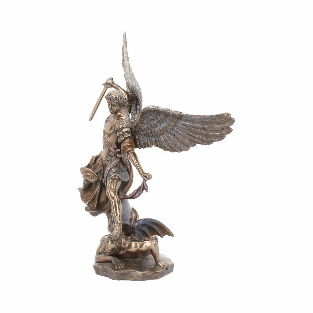 Bronzed Archangel Ornament Metatron Saint Michael Figurines Boxed Gift