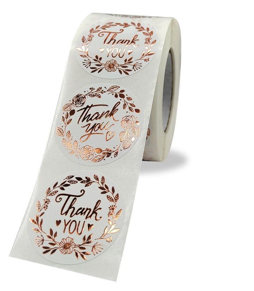 Thank you Sticker Label Gift Food Craft Stickers Labels Handmade 3.8cm / 38mm