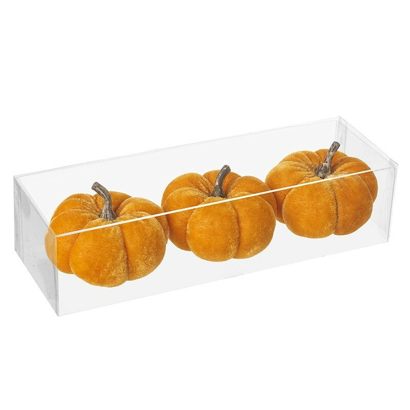 Velvet Pumpkin Halloween Pumpkins Ornament Prop Party Autumn Decoration Craft