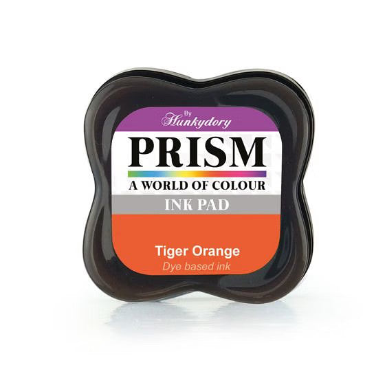 Ink Pad Craft Pigment for Paper Wood Fabric Scrapbook 51 Colours Art InkPad - Tiger Orange