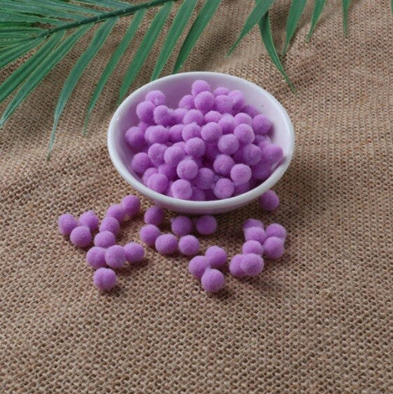 Craft Pom Poms Size 8mm Many Colour Options & Pack Sizes Pom Pom Art & Craft - Lilac