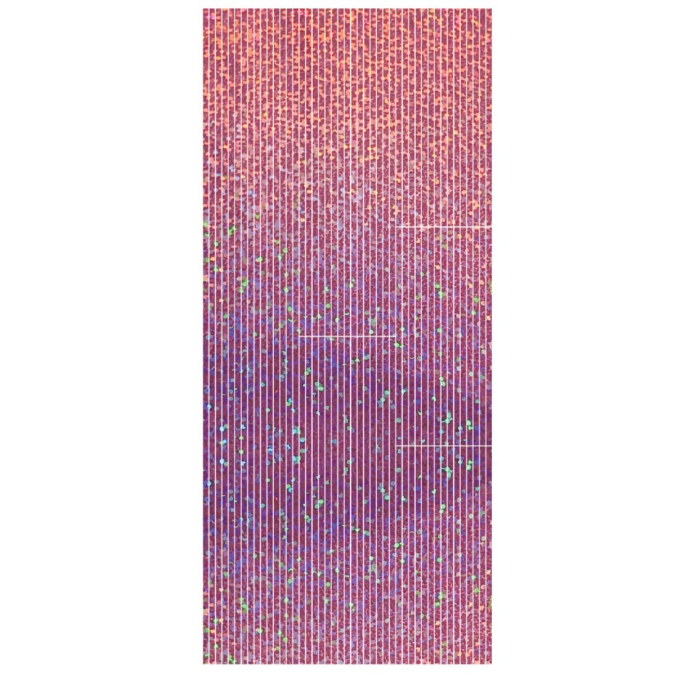 Lines Border Line Diamond Sparkle Peel Off Sticker Edge Craft Stickers - Pink