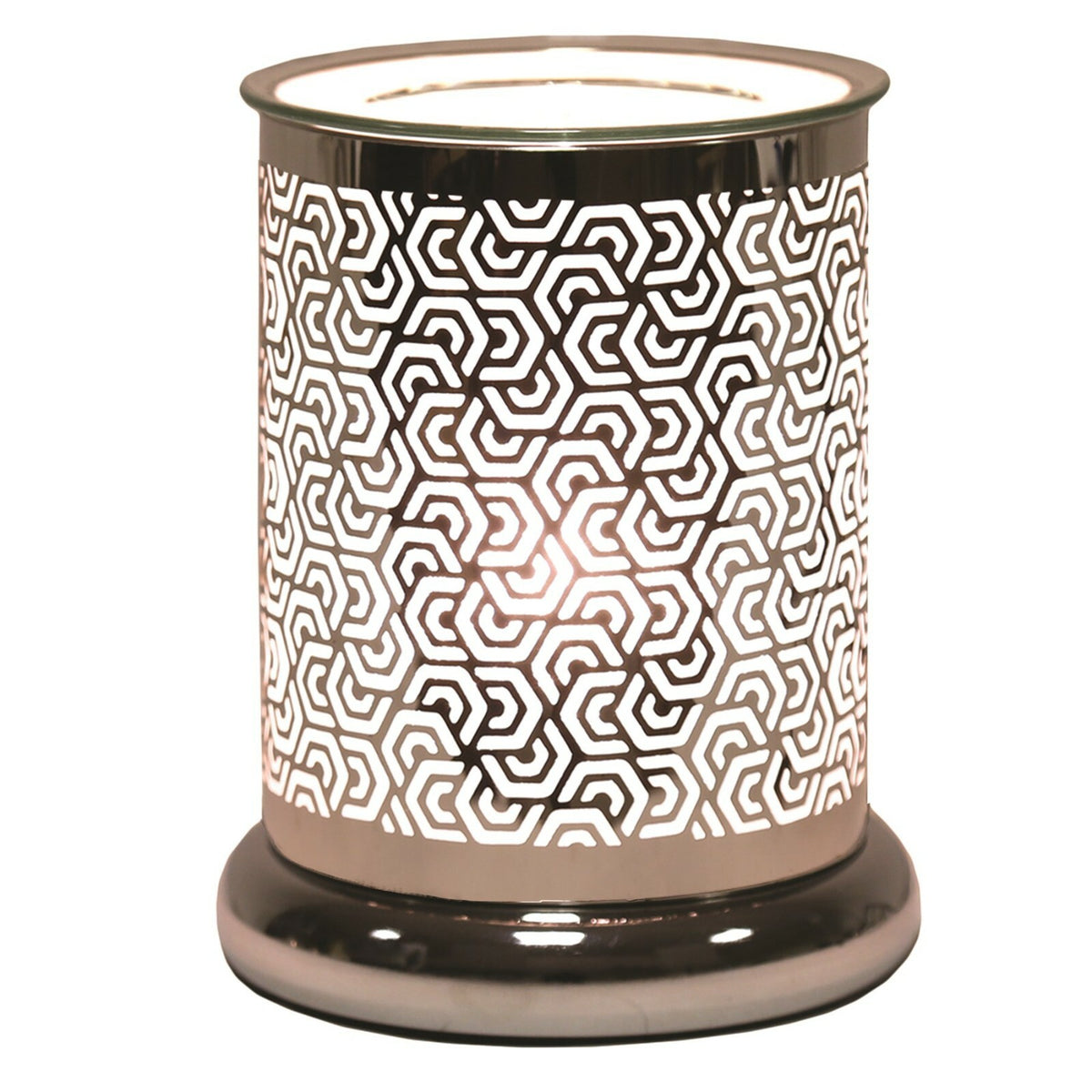 Aroma 3D Electric Wax Melt Oil Burner Diffuser Home Fragrance Lamp Gift - Silhouette Wax Melt Burner - Hexagonal 17cm