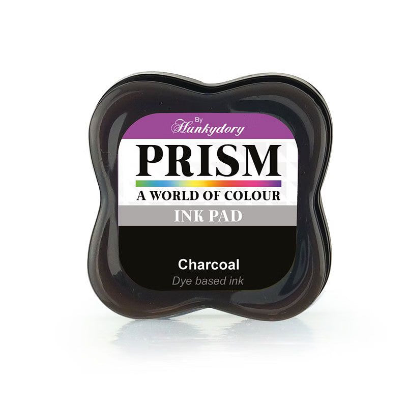 Ink Pad Craft Pigment for Paper Wood Fabric Scrapbook 51 Colours Art InkPad - Charcoal