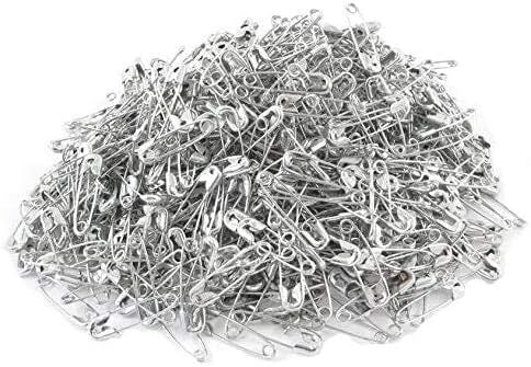 18mm Mini Metal Safety Pins Gold Silver Black Pins Metal Sewing Craft Dress Pin - Silver